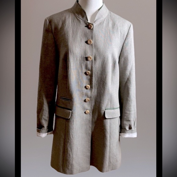 K&K Kaiserjager Linen co Austrian Bavaria Fitted Wool Jacket / Blazer. - Picture 1 of 13